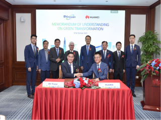 Công ty TNHH Công nghệ Huawei Việt Nam và Công ty Cổ phần Đầu tư và Phát triển Điện Becamex - VSIP ký kết thỏa thuận hợp tác chiến lược  nhằm thúc đẩy chuyển đổi năng lượng xanh tại Bình Dương